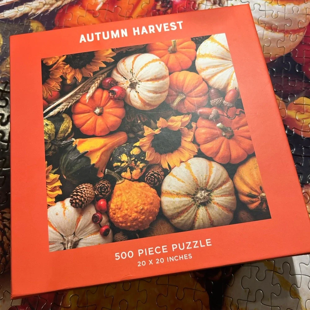 Autumn Harvest 500 Piece Puzzle - Picture 3 of 4